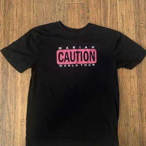 Mariah Carey Caution world tour shirt size  medium